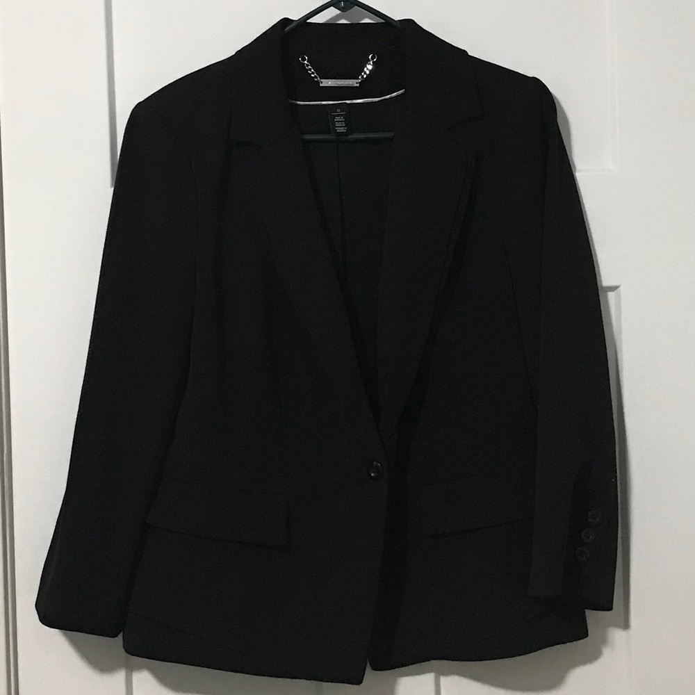 White House Black Market Black Blazer Jacket